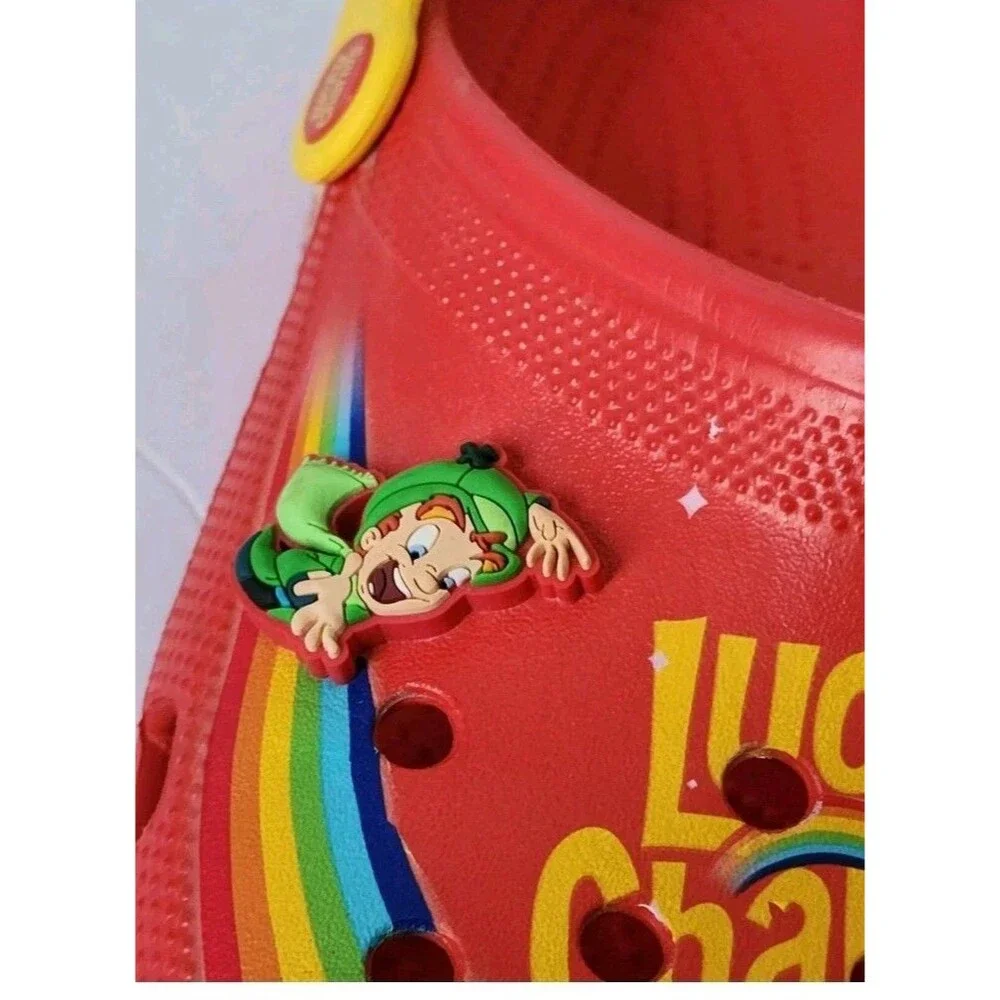 Crocs Lucky Charms Classic Clog Magically Delicious size Men's 11 Women’s 13 Red